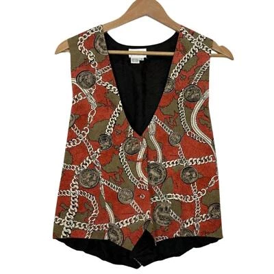 Chaleco Chaqueta Traje Hombre De Colección Neiman Marcus 100% Seda Talla: M Foto 1 de 4