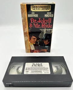 Dr. Jekyll & Mr. Hyde (VHS, 1990) Video Tape Movie John Barrymore Silent Classic - Picture 1 of 6