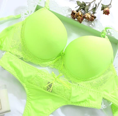 Frauen Spitze Unterwäsche Extreme Push-up-BH-Sets Höschen Set 75--80-85-90 BCDEF - Bild 1 von 4