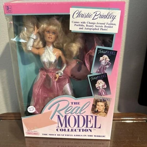 RARE 1989 CHRISTIE BRINKLEY The Real Model Collection Doll Matchbox w/Box #54611 - Picture 1 of 3