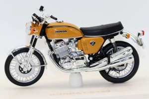 New NOREV 1/18 Honda CB750 1969 Arancione Metallico Motorcycle Diecast Model - Picture 1 of 12