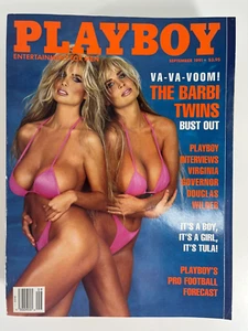 Playboy Magazin September 1991 • Playmate Samantha Dorman • Barbi Twins 36DD 🔥 - Bild 1 von 6