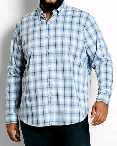 VANS Camicia Van Heu Cronbie manica lunga scudo antimacchia tono quadri NUOVA! Uomo XLT B&T