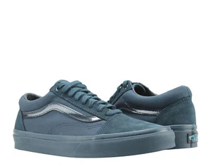 Vans Old Skool Mono Dark Teal Classic Low Top Sneakers VN0A38G1QKD - Picture 1 of 7