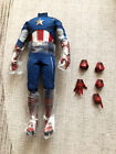 Figurine articulée Hot Toys HT MMS563 1/6 Captain America tenues carrosserie mains 2012 neuve