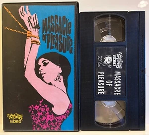 VHS Massacre of Pleasure 1966 Something Weird Video Vintage RARE OOP - Picture 1 of 2