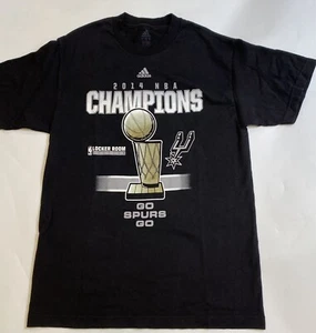 Adidas San Antonio Spurs T Shirt Size Large 2014 Championship Locker Room 352 - Picture 1 of 6
