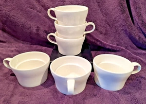 Juego de 6 tazas de café/té apilables de porcelana RAK "Mazza" 230 ml de calidad - Nuevo - Imagen 1 de 8