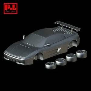 STL File - Ferrari F355 Challenge (1995) - 3D Print 1/87 64 43 32 24 18 Tamiya - Picture 1 of 8