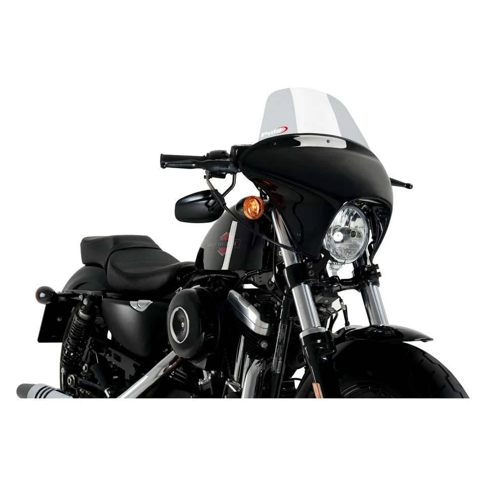 For Harley-Davidson Forty Eight 2015-2019 Puig Batwing SML Touring Windshield - Image 1 of 1