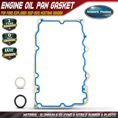 Juego de juntas inferiores del cárter de aceite del motor para Ford Explorer 1997-2010 Mustang Ranger 4,0 L Foto 1 de 4