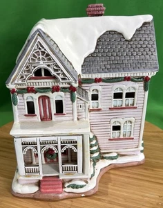 Vintage Lefton Rosamond Victorian House 1993 - Picture 1 of 9
