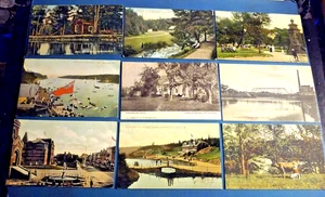 Lot 9 Antique 1900's Canada Scenes POSTCARDS Nova Scotia Halifax St. John N.B. - Picture 1 of 14