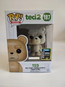 Ted SDCC 2015 Exclusive Flocked 187 Ted 2 Funko Pop Vinyl Rare W/Pop Protector - Picture 1 of 8