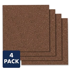 Quartet Cork Board Bulletin Board Tiles, 12" x 12", Corkboard, Mini Wall Bulleti - Picture 1 of 1