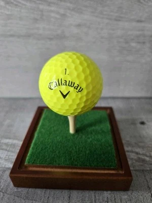 Callaway Supersoft Yellow Matte Finish Used Golf Ball - Image 1 of 4