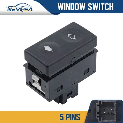 Interruptor de control de ventana eléctrica única para BMW 318i 318is 325i E36 1991 1992-1998 Foto 1 de 4