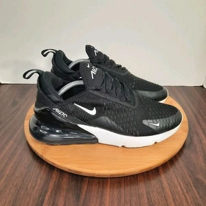 Scarpe Nike Air Max 270 da donna taglia 8,5 nere bianche sneakers da corsa atletica - Foto 1 di 10