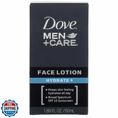 Loción facial hidratada Dove Men+Care plus paquete de 2 1,69 OZ Foto 1 de 4