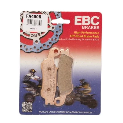 Сверхпрочные спеченные тормозные колодки передние EBC FA450R R Yamaha WR 450 F 2016-2019 - Изображение 1 из 2