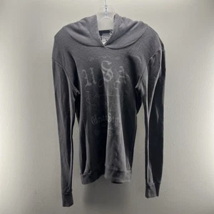 Grunt Style Hoodie Damen XL grau Grafikdruck Pullover Langarm - Bild 1 von 5