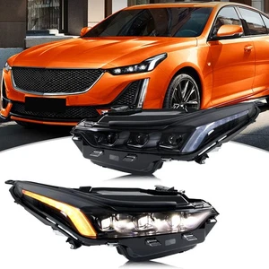 LED Headlights for Cadillac CT5 CT5-V 2020-2024 Projector Front Lamps Assembly - Picture 1 of 5