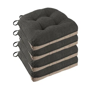 Non Slip Chair Cushions for Dining Chairs Set of 4 Kitchen Chair Cushions 18"... - Picture 1 of 7