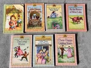 Little House, Laura Ingalls Wilder Books 1-2 & 4-8 Lot/Set Harper/Trophy 1971 - Picture 1 of 20