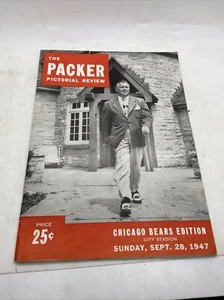 Sehr selten The Packer Bildrezension Chicago Bears Edition 28. September 1947 - Bild 1 von 22