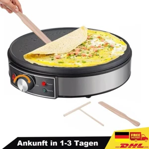 Máquina de panqueques eléctrica 1000W antiadherente aparato de prensa de tortillas - Imagen 1 de 10