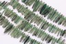 Natural Multi Stone Slice Beads Graduated Gemstone Long Point Beads