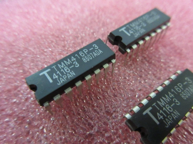 TOSHIBA TMM416P-3 Vintage DRAM  16K Toshiba TMM416P-2 DIP16 x4pcs - Image 1 of 2