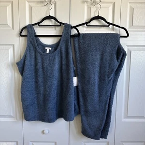 LAUREN Conrad SOFT PAJAMAS Set Blue Super soft Cozy Women's Size 2X - Picture 1 of 8