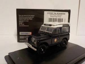 Land Rover series 2 - Police Hong Kong, Model Car, Oxford Diecast 1/76 New - Picture 1 of 1