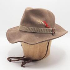 Vintage Dorfman Pacific Wool Felt Brimmed Hat Small Size 7 / 7-1/8