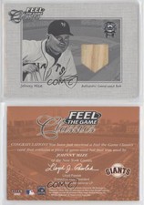 2001 Fleer Greats of the Game Feel the Game Classics Johnny Mize HOF