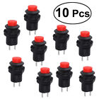 10 Pcs 2 Pin Momentary AC 125V/3A Practical SPST for TV Monitor