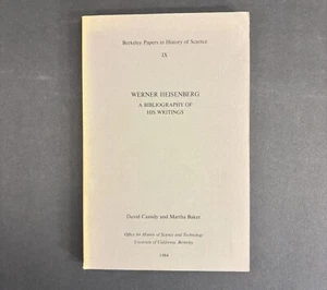 Werner Heisenberg a Bibliography of His Writings pb 1st ed 1984 scarce - Picture 1 of 3