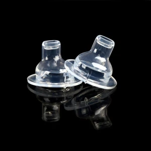 2Pcs Baby Kids Feeding Nipple Kid Silicone Wide Caliber Bottle Pacifier N-qk - Picture 1 of 8
