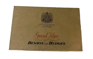 Vintage Tobacciana Tin Australian Benson & Hedges Special Filter Cigarette Case - Picture 1 of 9