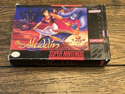 SNES  Disney's ALADDIN  Super Nintendo  BOX ONLY - NO GAME - Image 1 of 4
