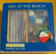 NEW Toysmith DAY AT THE BEACH ~ Life in Miniature ~ American Zen ~ Beach Scene
