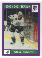 2000-01 Kentucky Thoroughblades (AHL) Steve Bancroft