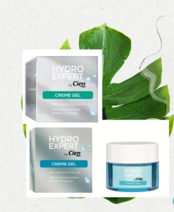 HYDRO EXPERT CRÈME GEL HYDRATANT PEAU SÈCHE À L’ACIDE HYLURONIQUE - CIEN - Foto 1 di 2