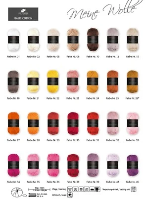 Pro Lana Basic Cotton - 100% Baumwolle -  mercerisiert, gasiert - Bild 1 von 4