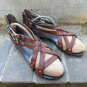 Giuseppe Zanotti Gladiator Sandal Leather Strap Women' Size EU 38 US 8 UK 5 - Picture 1 of 7