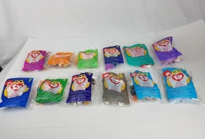 McDonald 's Beenie Babies Full Set 12 1998 Ty Certificate - Picture 1 of 6