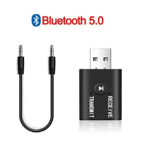 Mini USB Bluetooth Transmisor Receptor 3.5mm AUX Audio Adaptador Dongle Para PC TV - Imagen 1 de 12