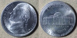 Errors : 1999P Jefferson Nickel Broadstrike Off Center IREC2561 - Picture 1 of 1