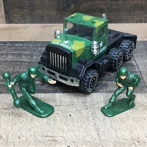 Camión vintage Remco del ejército de EE. UU. y (2) soldados 1985-1991 - Imagen 1 de 11